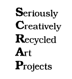 SERIOUSLY CREATIVELY RECYCLED ART PROJECTS logo