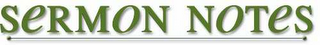 SERMON NOTES logo
