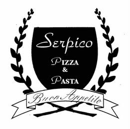 SERPICO PIZZA & PASTA BUON APPETITO logo