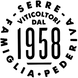 SERRE - FAMIGLIA · PEDERIVA - VITICOLTORI DAL 1958 logo
