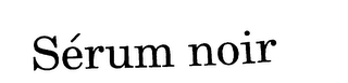 SERUM NOIR logo