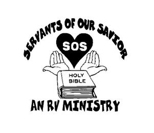 SERVANTS OF OUR SAVIOR SOS AN RV MINISTRY HOLY BIBLE logo