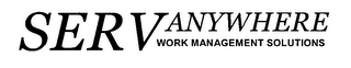 SERVANYWHERE WORK MANAGEMENT SOLUTIONS logo