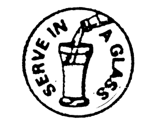 SERVE IN A GLASS logo