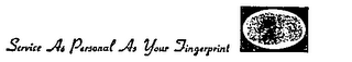 SERVICE AS PERSONAL (PLUS OTHER NOTATIONS) logo