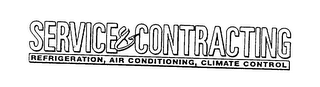 SERVICE & CONTRACTING REFRIGERATION, AIR CONDITONING, CLIMATE CONTROL logo