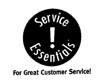 SERVICE! ESSENTIALS FOR GREAT CUSTOMER SERVICE! logo