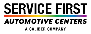 SERVICE FIRST AUTOMOTIVE CENTERS A CALIBER COMPANY logo
