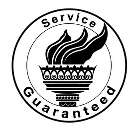 SERVICE GUARANTEED logo