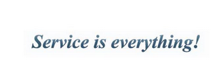 SERVICE IS EVERYTHING! logo