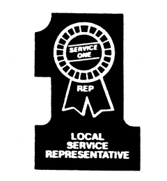 SERVICE ONE REP LOCAL SERVICE REPRESENTATIVE 1 logo