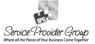 SERVICE PROVIDER GROUP WHERE ALL THE PIECES OF YOUR BUSINESS COME TOGETHER logo