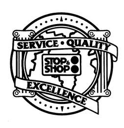 SERVICE QUALITY EXCELLENCE STOP & SHOP logo