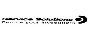 SERVICE SOLUTIONS SECURE YOUR INVESTMENT logo