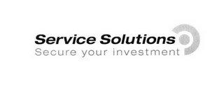 SERVICE SOLUTIONS SECURE YOUR INVESTMENT logo