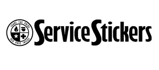 SERVICE STICKERS SHARE THE PRIDE YOU HAVE INSIDE logo