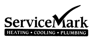 SERVICEMARK HEATING COOLING PLUMBING logo