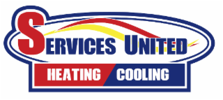 SERVICES UNITED HEATING COOLING logo
