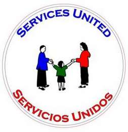 SERVICES UNITED SERVICIOS UNIDOS logo
