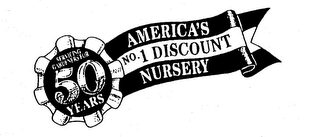 SERVICING GARDENERS FOR 50 YEARS AMERICA'S NO. 1 DISCOUNT NURSERY logo