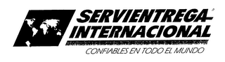 SERVIENTREGA INTERNACIONAL CONFIABLES EN TODO EL MUNDO logo