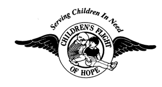 SERVING CHILDREN IN NEED CHILDREN'S FLIGHT OF HOPE logo