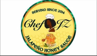 SERVING SINCE 2014 CHEF JZ JALAPEÑO HONEY SAUCE logo