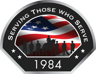 SERVING THOSE WHO SERVE 1984 logo