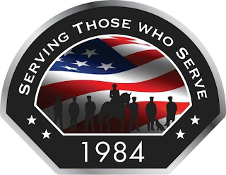 SERVING THOSE WHO SERVE 1984 logo