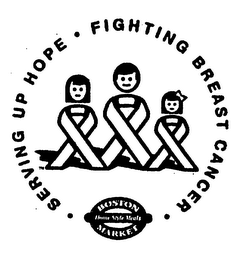 SERVING UP HOPE FIGHTING BREAST CANCER BOSTON MARKET HOME STYLE MEALS logo
