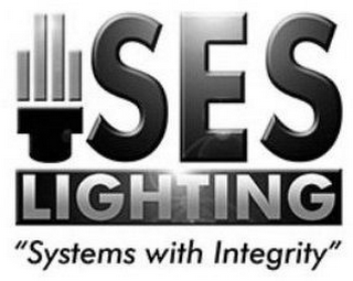 SES LIGHTING "SYSTEMS WITH INTEGRITY" logo