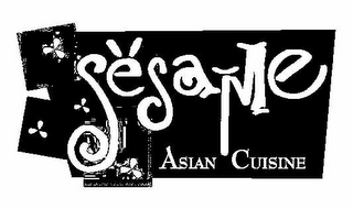 SESAME ASIAN CUISINE logo