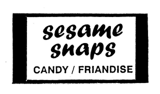 SESAME SNAPS CANDY/ FRIANDISE