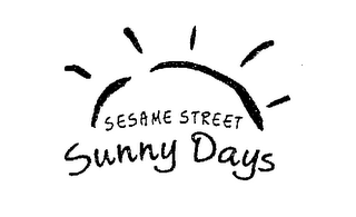 SESAME STREET SUNNY DAYS logo