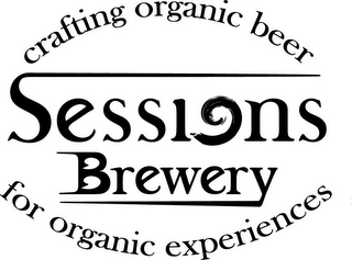 SESSIONS BREWERY CRAFTING ORGANIC BEER FOR ORGANIC EXPERIENCES logo