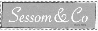 SESSOM & CO SINCE 1962 logo
