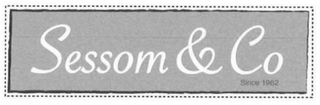SESSOM & CO SINCE 1962 logo