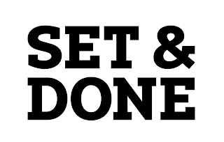 SET & DONE logo