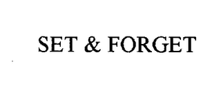 SET & FORGET logo