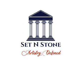 SET N STONE ARTISTRY DEFINED logo