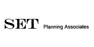 SET PLANNING ASSOCIATES logo