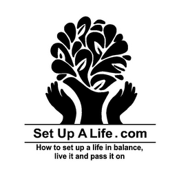 SET UP A LIFE . COM HOW TO SET UP A LIFE IN BALANCE, LIVE IT AND PASS IT ON logo