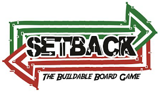 SETBACK THE BUILDABLE BOARD GAME logo