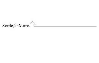 SETTLE FOR MORE. logo
