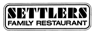 SETTLERS FAMILY RESTAURANT logo