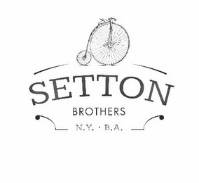 SETTON BROTHERS N.Y. · B.A. logo