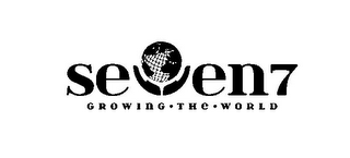 SEVEN 7 GROWING · THE · WORLD logo