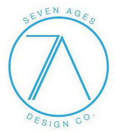 SEVEN AGES DESIGN CO. 7 A logo