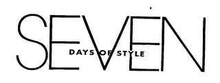 SEVEN DAYS OF STYLE logo