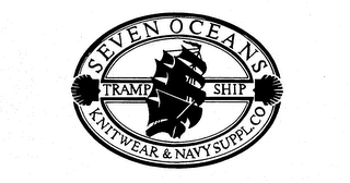 SEVEN OCEANS TRAMP SHIP KNITWEAR & NAVY SUPPL. CO logo